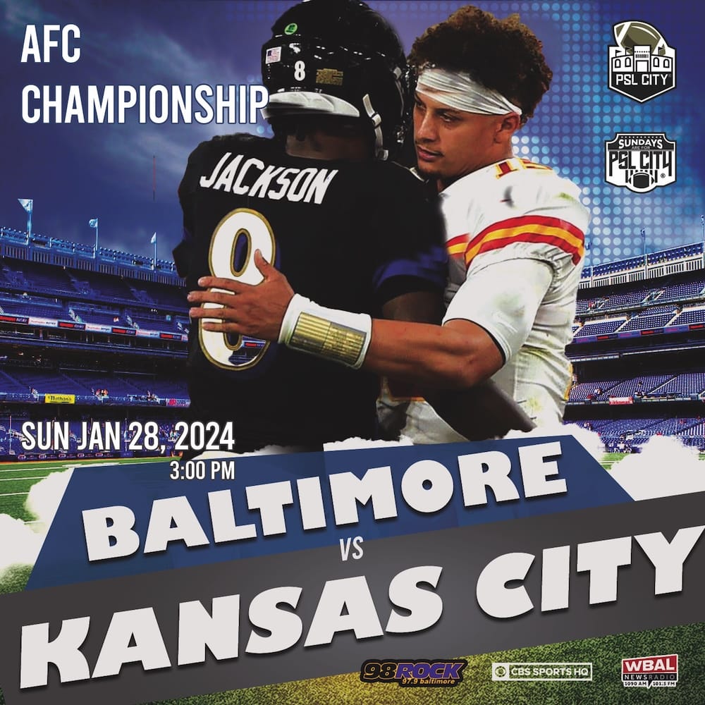 PSL City is selling exclusive tickets for Baltimore Ravens vs. Kansas City Chiefs.