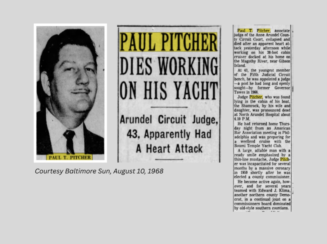 Paul Pitcher – The Man Behind the Road – Paul T. Pitcher’s Lasting Impact on Pasadena – Real Pasadena Maryland